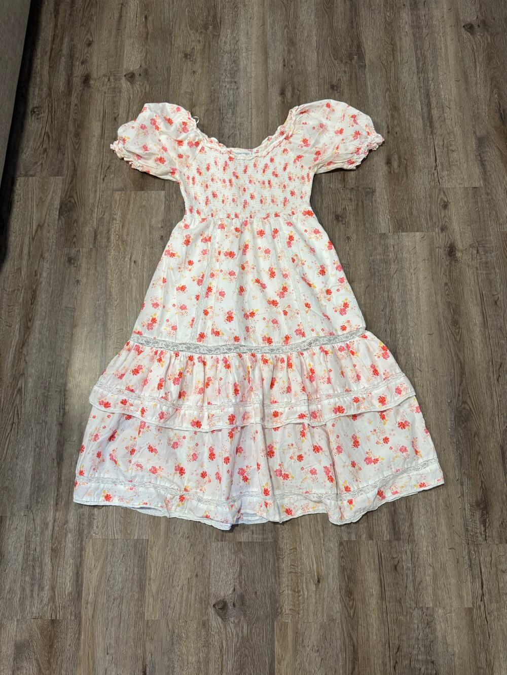 LoveShackFancy Target Women's Floral Cosette Smocked Dress Size Medium